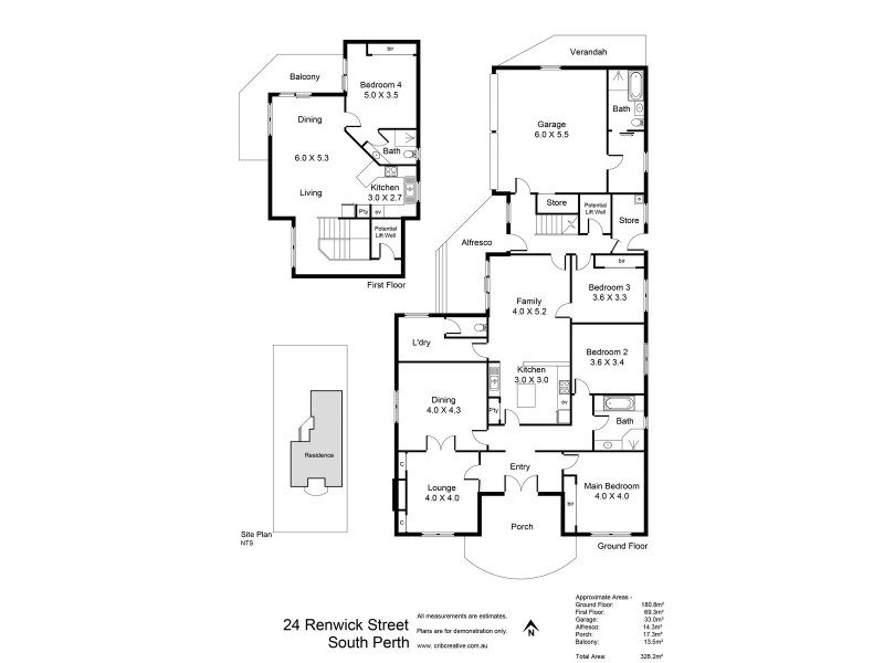 24 Renwick Street, South Perth WA 6151 Floorplan