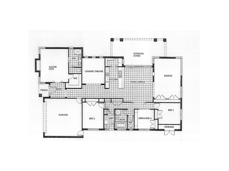 124 Jackson Drive, Drouin VIC 3818 Floorplan