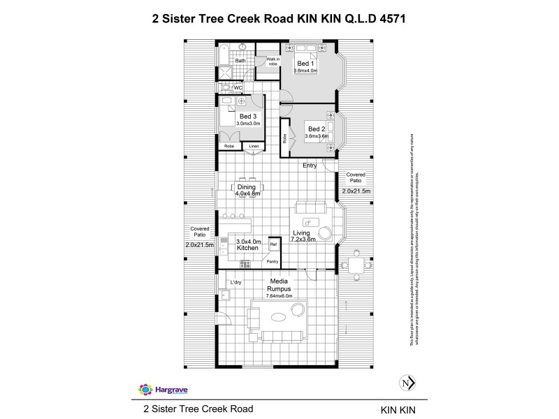2 Sister Tree Creek Road, Kin Kin QLD 4571 Floorplan