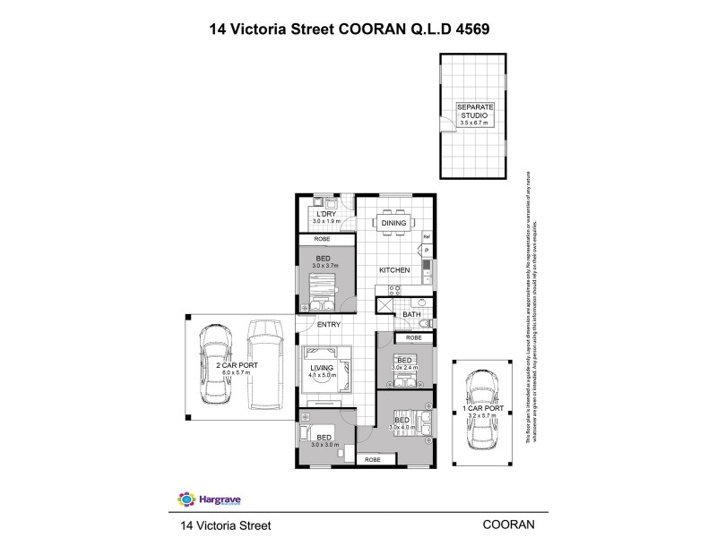 14 Victoria Street, Cooran QLD 4569 Floorplan
