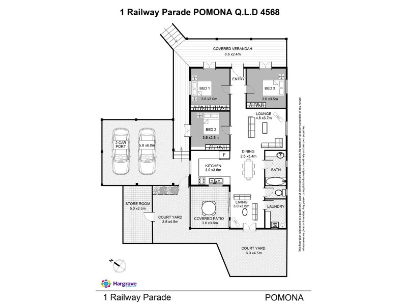 1 Railway Parade, Pomona QLD 4568 Floorplan