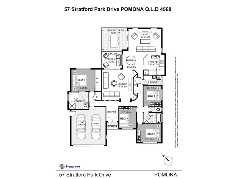 57 Stratford Park Drive, Pomona QLD 4568 Floorplan