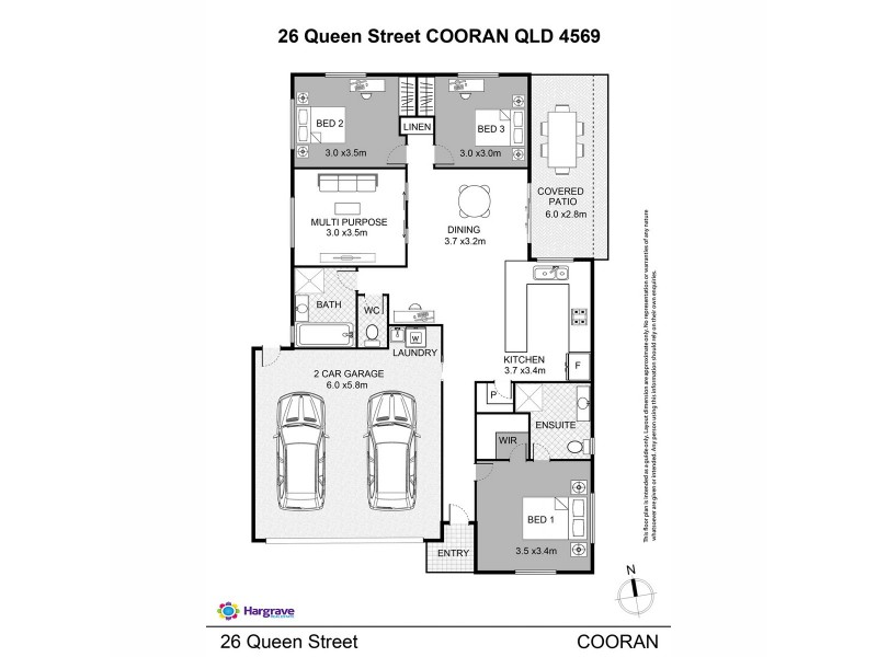 26 Queen Street, Cooran QLD 4569 Floorplan