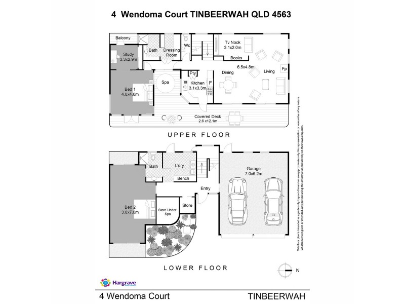 4 Wendoma Court, Tinbeerwah QLD 4563 Floorplan