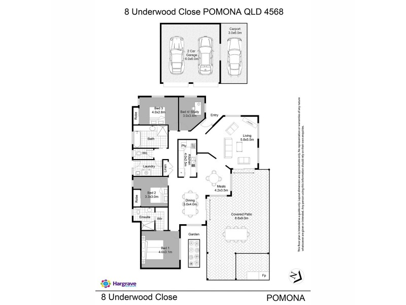 8 Underwood Close, Pomona QLD 4568 Floorplan