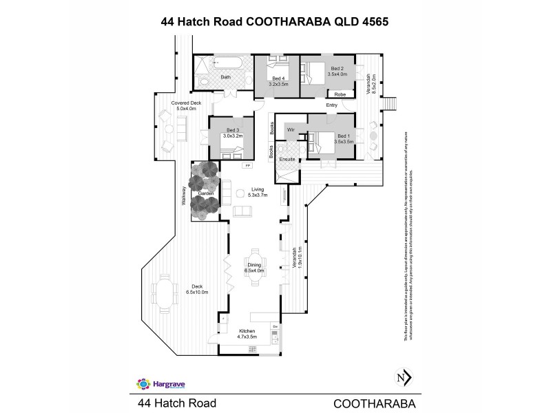 44 Hatch Road, Cootharaba QLD 4565 Floorplan