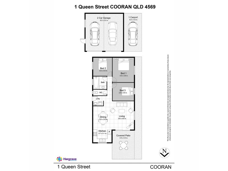 1 Queen Street, Cooran QLD 4569 Floorplan
