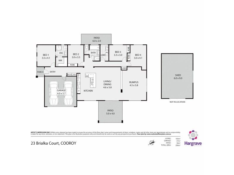 23 Brialka Court, Cooroy QLD 4563 Floorplan