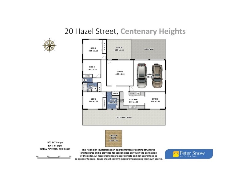 20 Hazel Street, Centenary Heights QLD 4350 Floorplan