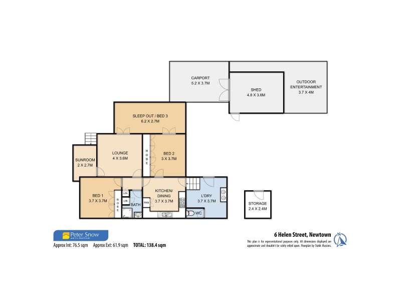 6 Helen Street, Newtown QLD 4350 Floorplan