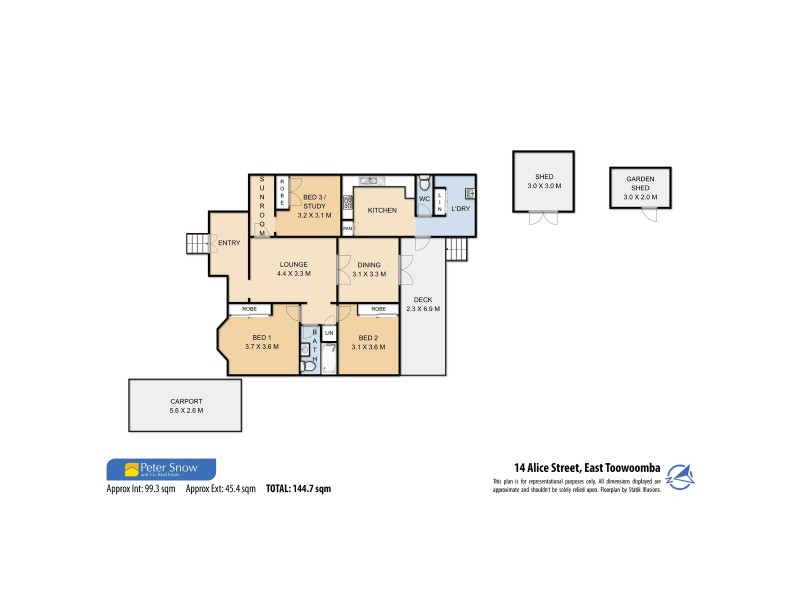 14 Alice Street, East Toowoomba QLD 4350 Floorplan