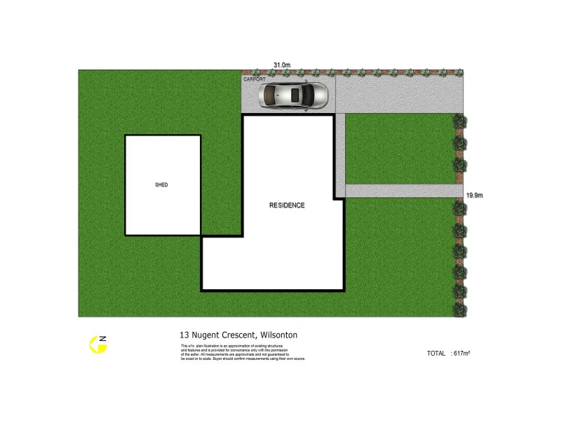 13 Nugent Crescent, Wilsonton QLD 4350 Floorplan