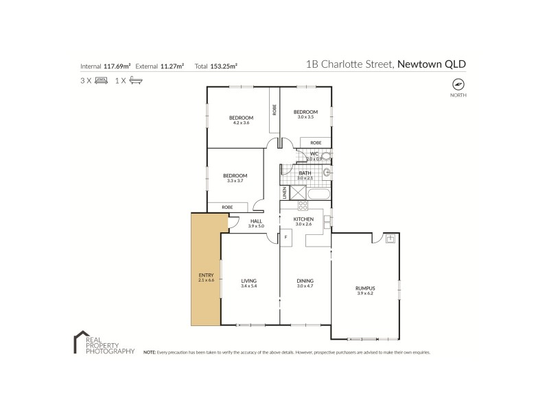 1B Charlotte Street, Newtown QLD 4350 Floorplan