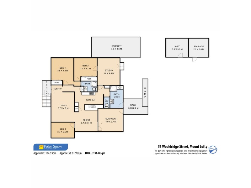 55 Wooldridge Street, Mount Lofty QLD 4350 Floorplan