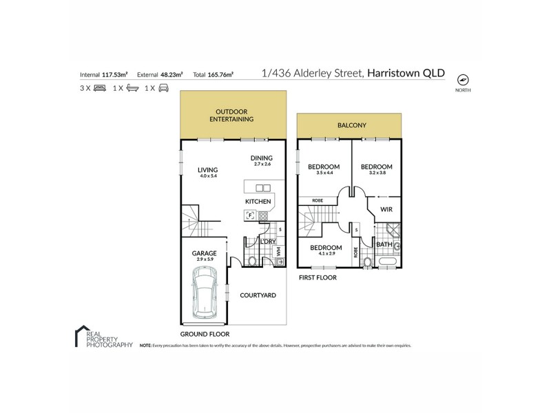 1/436 Alderley Street, Harristown QLD 4350 Floorplan