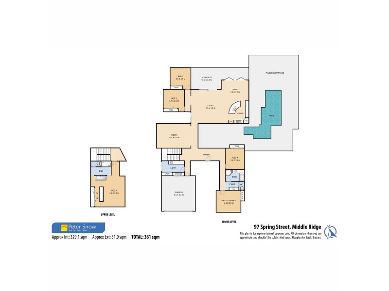 97 Spring Street, Middle Ridge QLD 4350 Floorplan