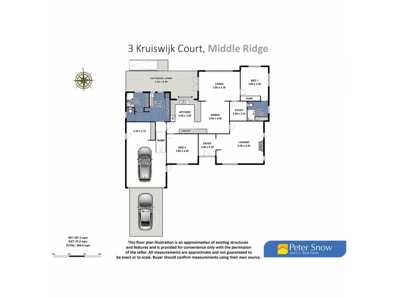 3 Kruiswijk Court, Middle Ridge QLD 4350 Floorplan