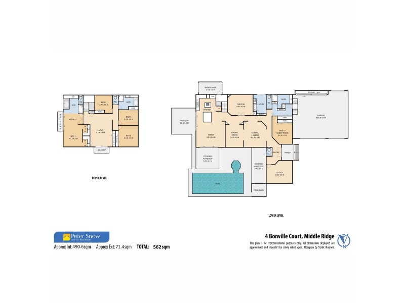 4 Bonville Court, Middle Ridge QLD 4350 Floorplan