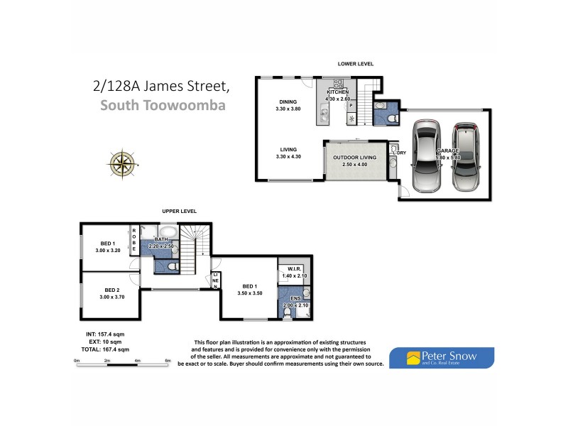 2/128a James Street, South Toowoomba QLD 4350 Floorplan