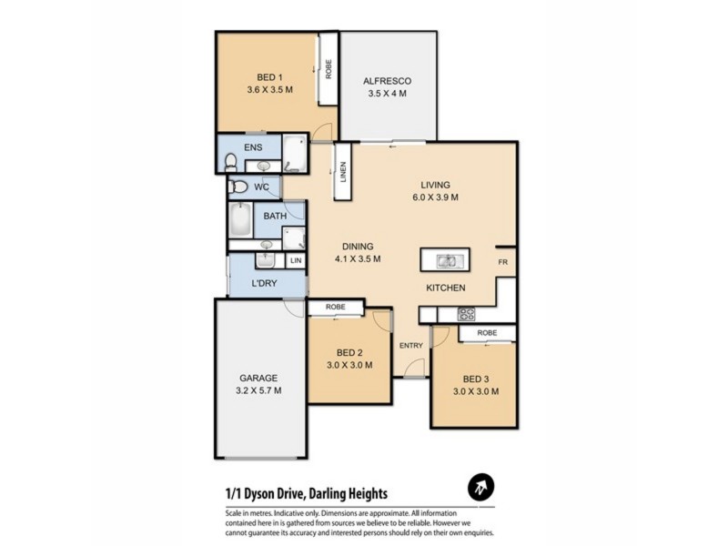 1/1 Dyson Drive, Darling Heights QLD 4350 Floorplan