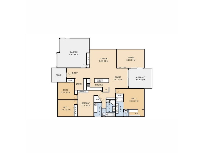 4 Saba Court, Middle Ridge QLD 4350 Floorplan