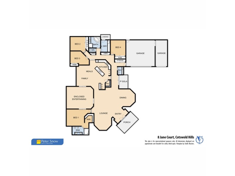 8 Jane Court, Cotswold Hills QLD 4350 Floorplan