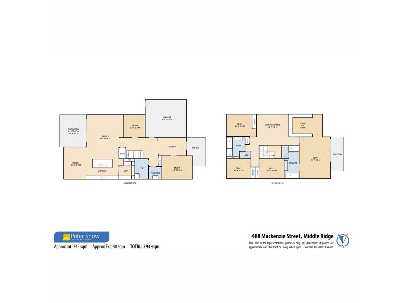 488 Mackenzie Street, Middle Ridge QLD 4350 Floorplan
