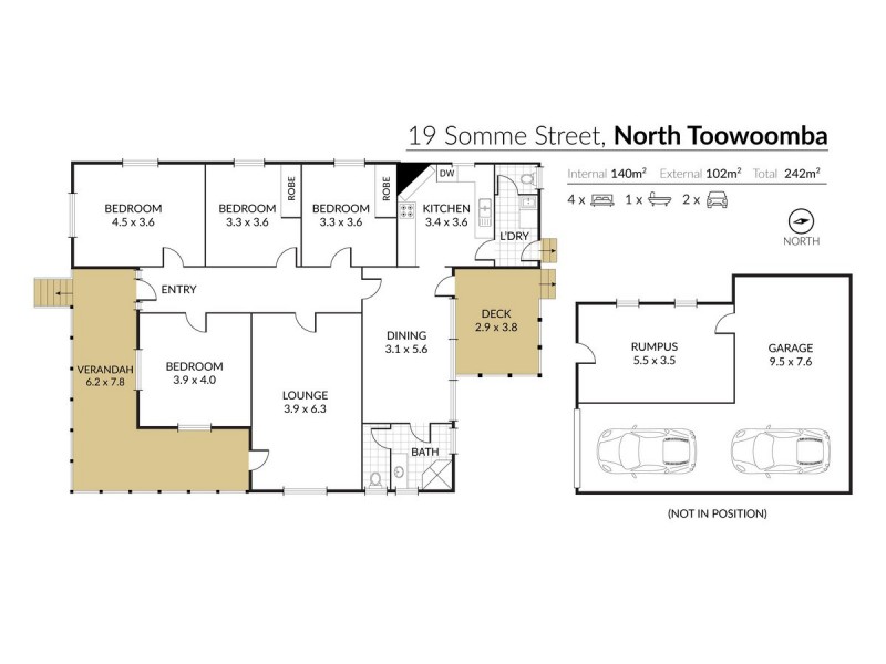 19 Somme Street, North Toowoomba QLD 4350 Floorplan