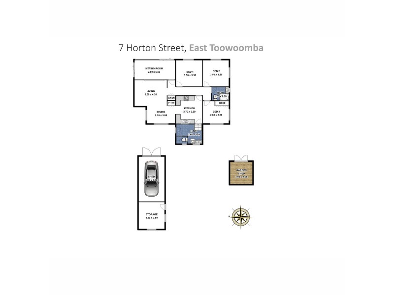 7 Horton Street, East Toowoomba QLD 4350 Floorplan