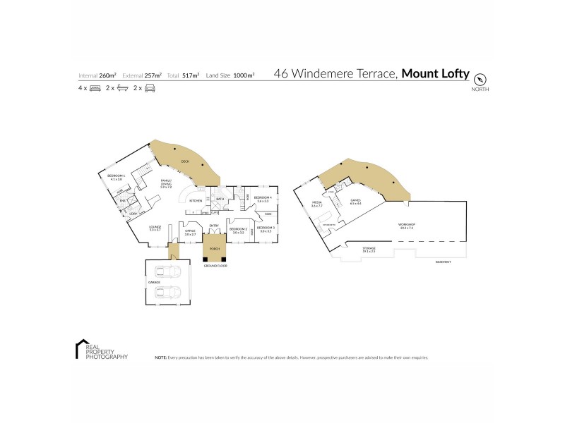 46 Windemere Terrace, Mount Lofty QLD 4350 Floorplan