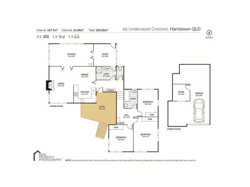 66 Underwood Crescent, Harristown QLD 4350 Floorplan