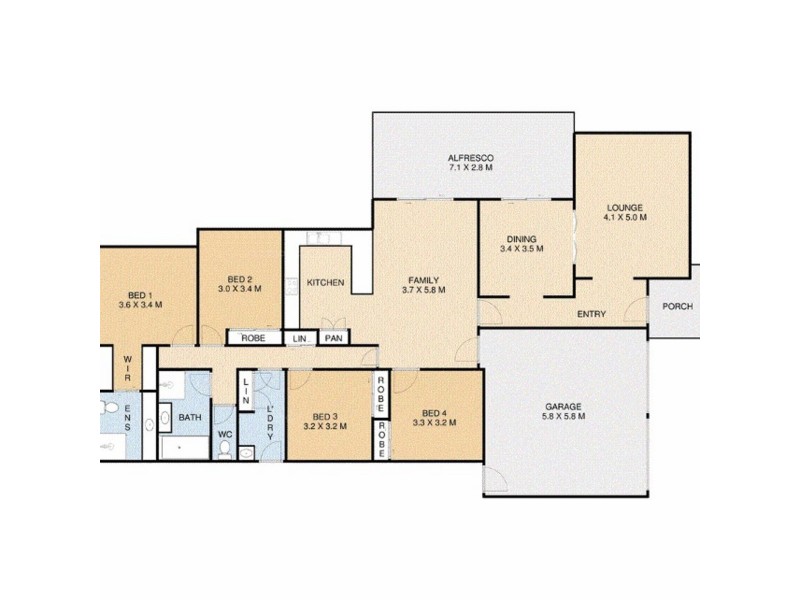 25 Chelwyn Street, Middle Ridge QLD 4350 Floorplan