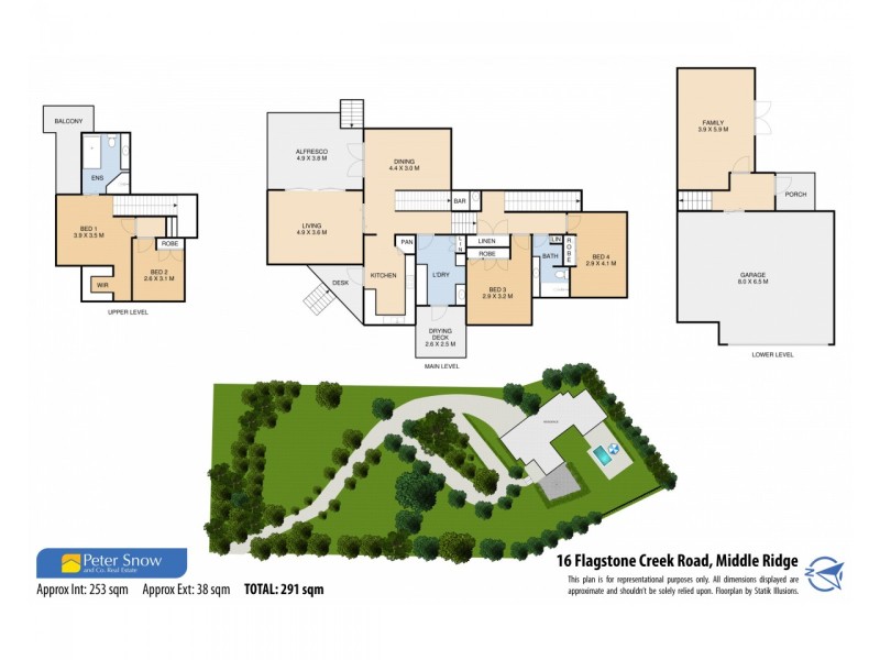16 Flagstone Creek Road, Middle Ridge QLD 4350 Floorplan