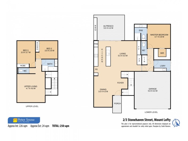 2/3 Stonehaven Street, Mount Lofty QLD 4350 Floorplan