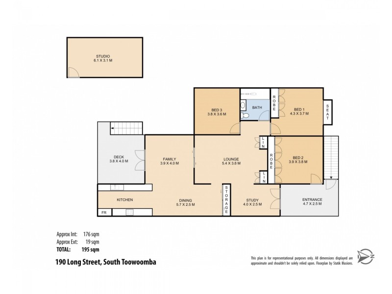 190 Long Street, South Toowoomba QLD 4350 Floorplan