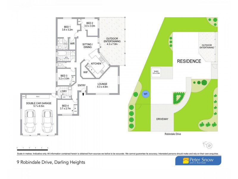 9 Robindale Drive, Darling Heights QLD 4350 Floorplan