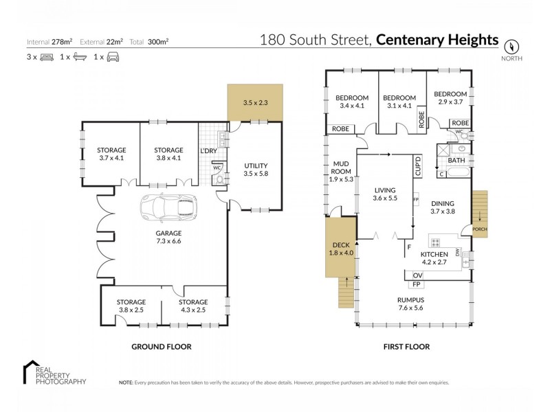 180 South Street (cnr Llewellyn Street), Centenary Heights QLD 4350 Floorplan