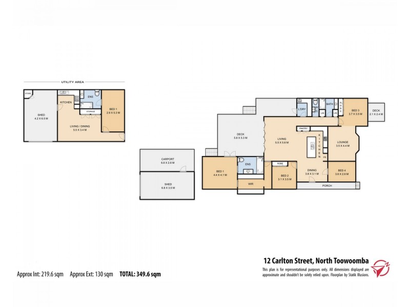 12 Carlton Street, North Toowoomba QLD 4350 Floorplan
