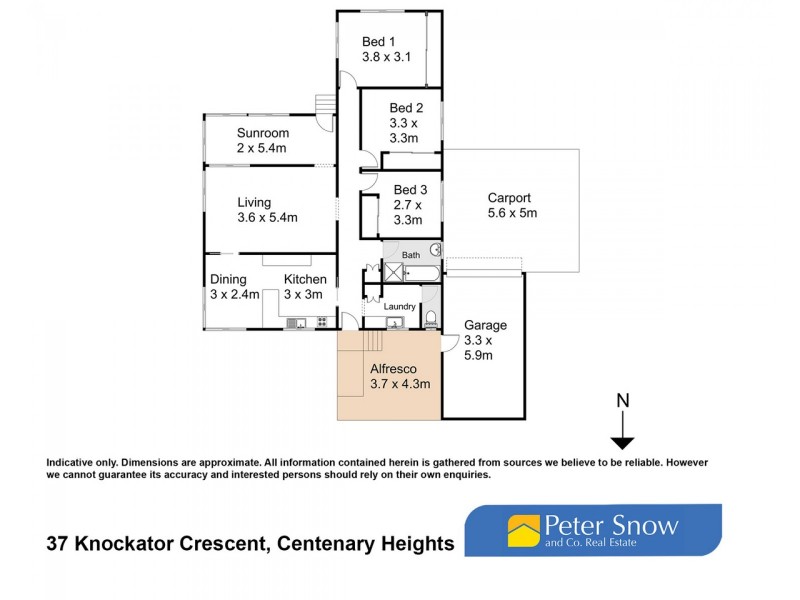 37 Knockator Crescent, Centenary Heights QLD 4350 Floorplan