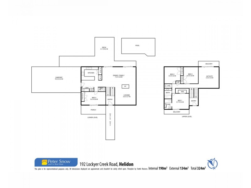 192 Lockyer Creek Road, Helidon QLD 4344 Floorplan