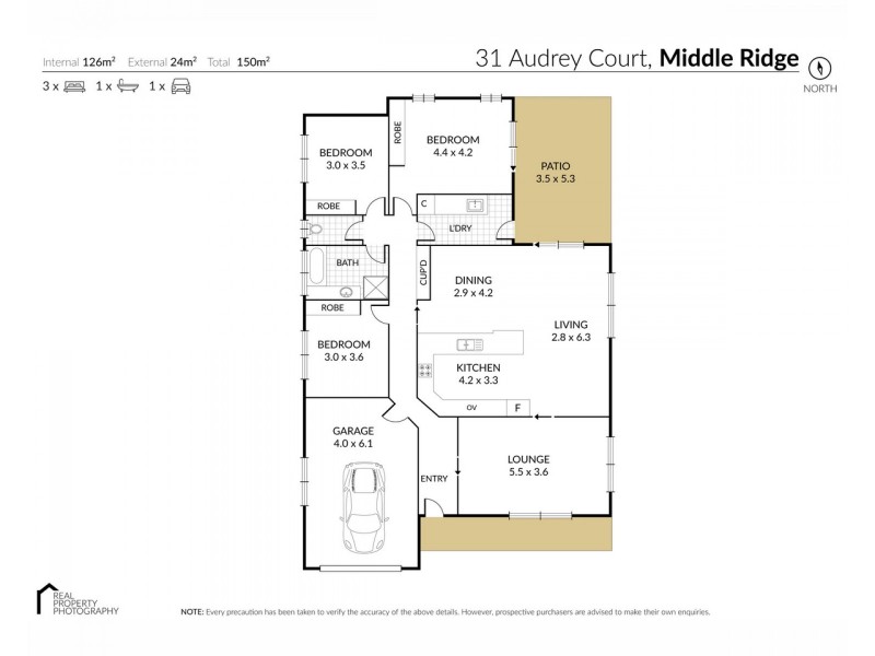 31 Audrey Court, Middle Ridge QLD 4350 Floorplan