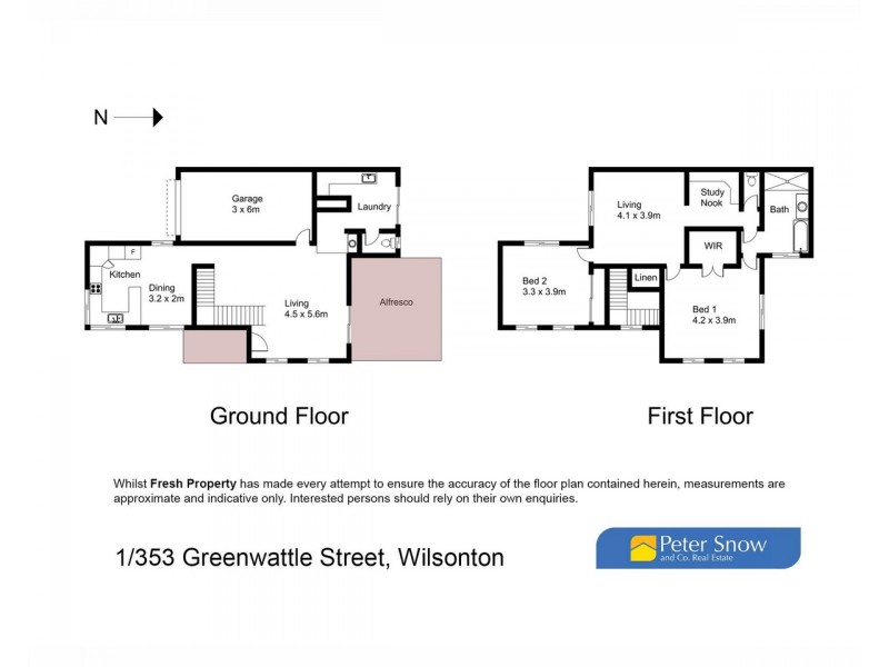 1/353 Greenwattle Street, Wilsonton QLD 4350 Floorplan