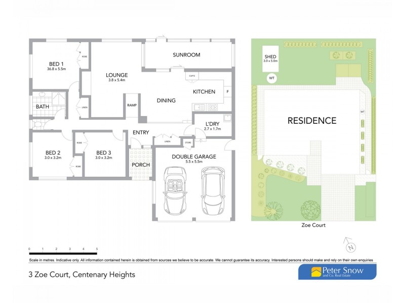 3 Zoe Court, Centenary Heights QLD 4350 Floorplan