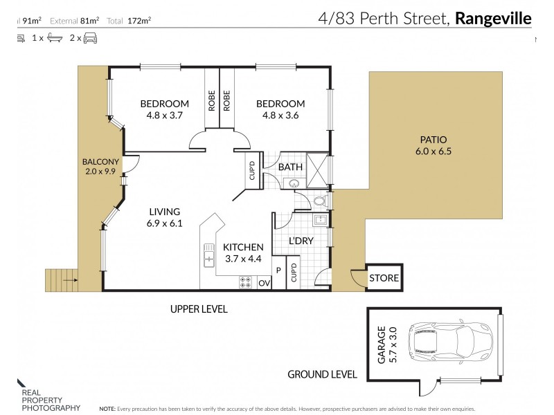 4/83 Perth Street, Rangeville QLD 4350 Floorplan