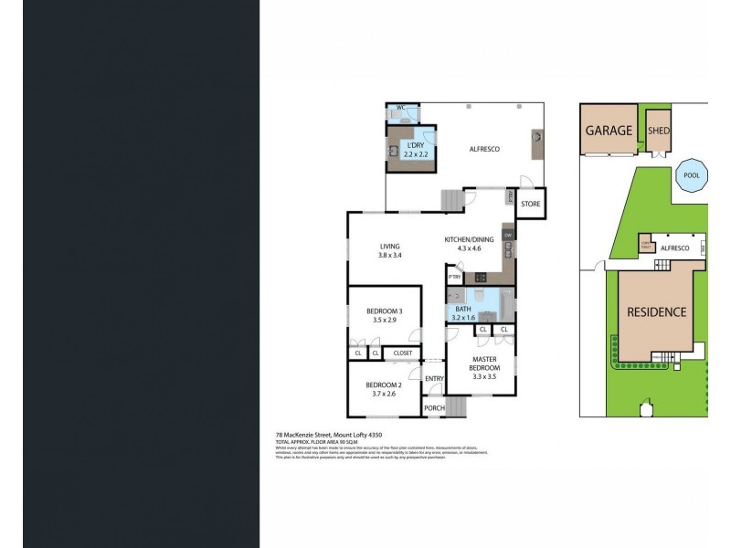 78 MacKenzie Street, Mount Lofty QLD 4350 Floorplan