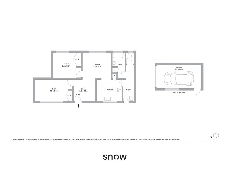 2/16a Lendrum Street, Newtown QLD 4350 Floorplan