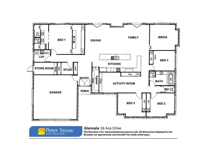 16 Ace Drive, Glenvale QLD 4350 Floorplan