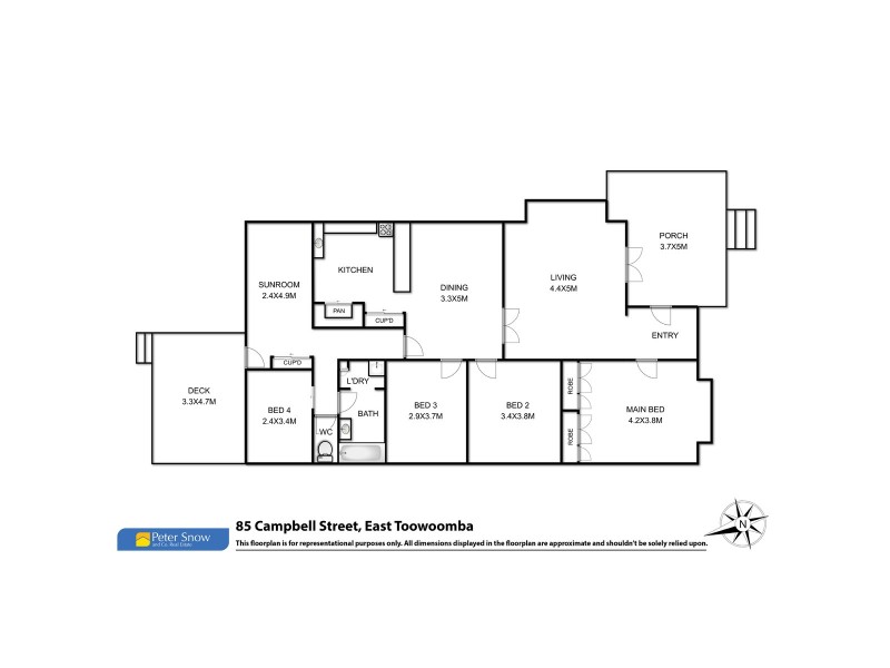 85 Campbell Street, East Toowoomba QLD 4350 Floorplan