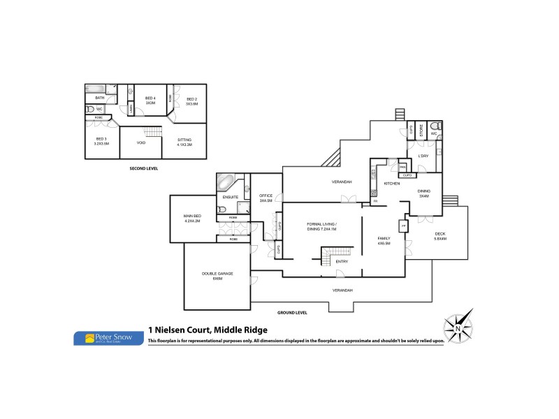 1 Nielsen Court, Middle Ridge QLD 4350 Floorplan