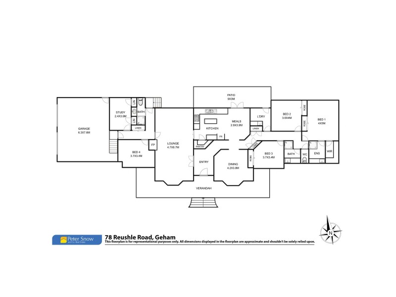 78 Reushle Road, Geham QLD 4352 Floorplan